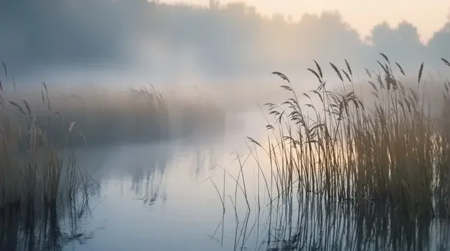 河岸晨雾封面 - 河岸风声影像